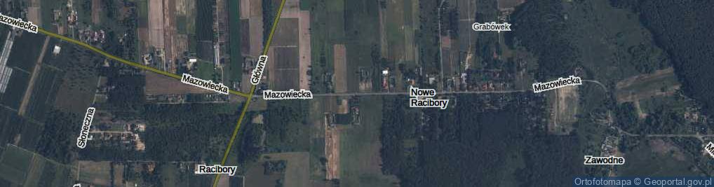 Zdjęcie satelitarne Mazowiecka ul.